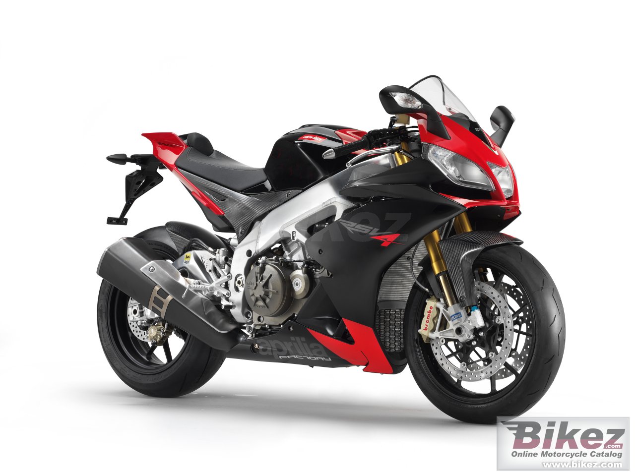 Big Aprilia rsv4 factory picture and wallpaper from Bikez.com